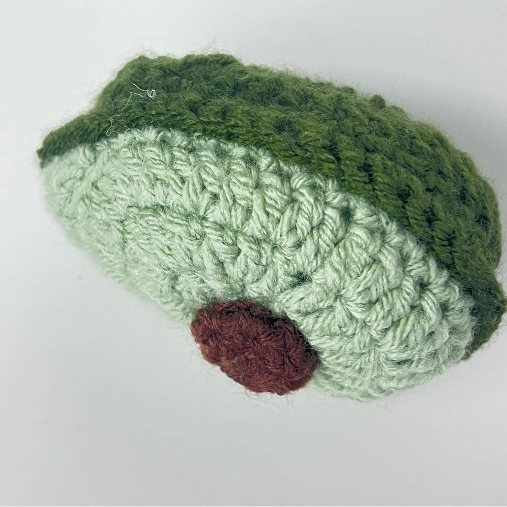 Cat Toy Handmade Crochet Avocado Catnip Toy